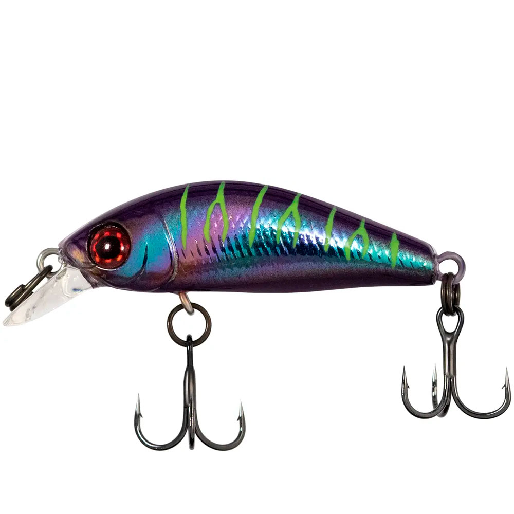 Воблер Jackall Chubby Minnow 35SP 35mm 2.3g UV UL Tamamushi Tiger