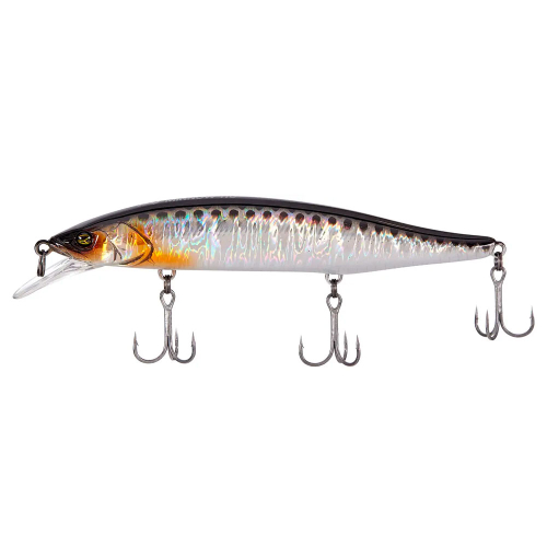 Воблер Jackall RV-Minnow 110SP 110mm 16.3g HL Silver & Black - 1