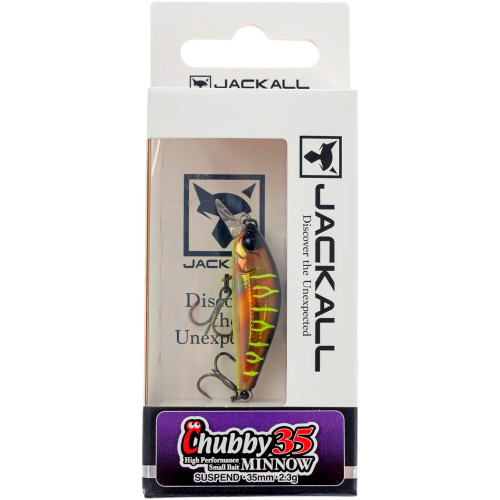 Воблер Jackall Chubby Minnow 35mm 2.3g Tiger Belly - 2