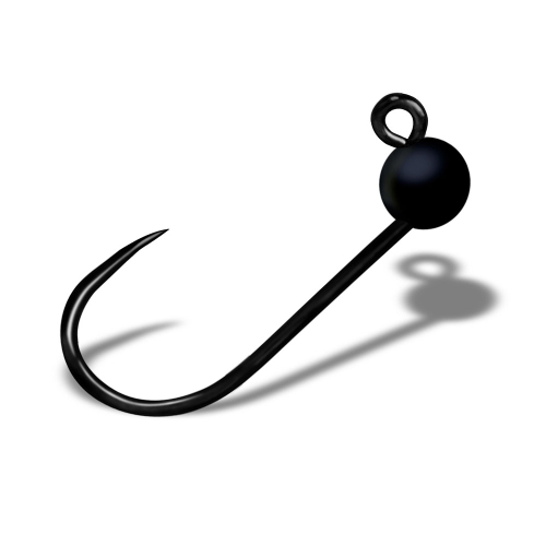 TROUT J1 BL TUNGSTEN BEADS BK # 6 - 1