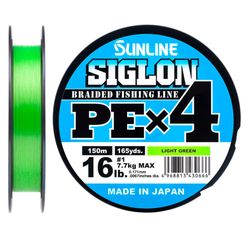 Шнур Sunline Siglon PE х4 Light Green - 1