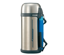 Термос ZOJIRUSHI SF-CС15ХA 1.5 л (складная ручка + ремешок) Steel