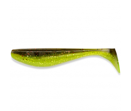 Wizzle Shad 203 Green Pumpkin/Flo Chartreuse