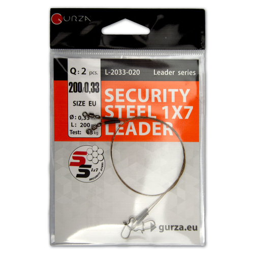 Повідець SECURITY STEEL 1x7 LEADER - 7